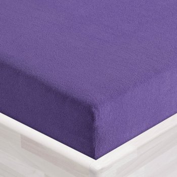 Froté napínací prostěradlo FR-013 Fialové - Biante.cz Froté napínací prostěradlo FR-013 Fialové - Biante.cz