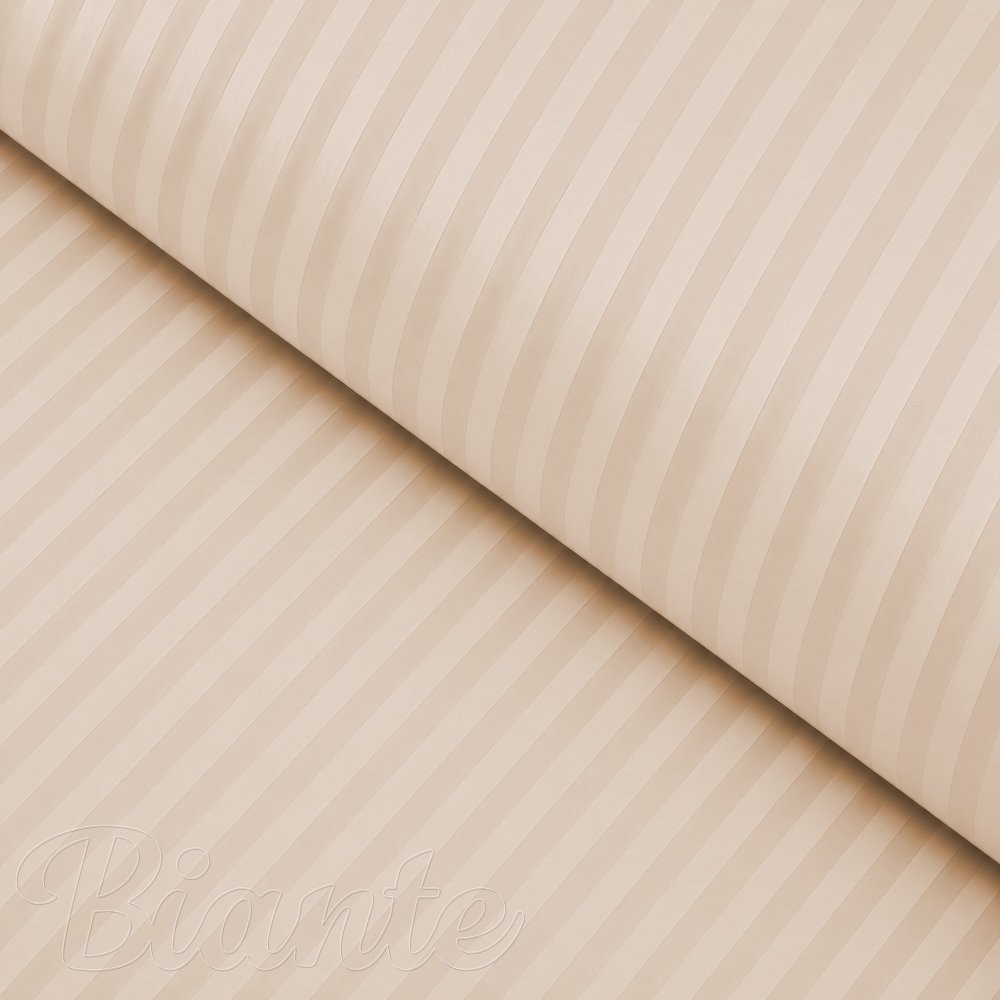 Damašek Atlas Grádl krémovo béžový - pásiky 1 cm DM-023 - metráž šírka 300 cm - Biante.sk