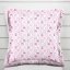 Dětský bavlněný povlak na polštář s lemem Sandra SA-126 Růžové kočičky a srdíčka - Biante.cz
