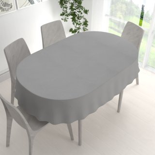 Teflonový oválný ubrus - Paris TF-019 Šedý - detail 1 - Biante.cz