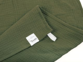 Mušelínová utierka Nature MSN-022 Tmavá olivovo zelená - sada 3 ks - detail 1 - Biante.sk Mušelínová utierka Nature MSN-022 Tmavá olivovo zelená - sada 3 ks - detail 1 - Biante.sk