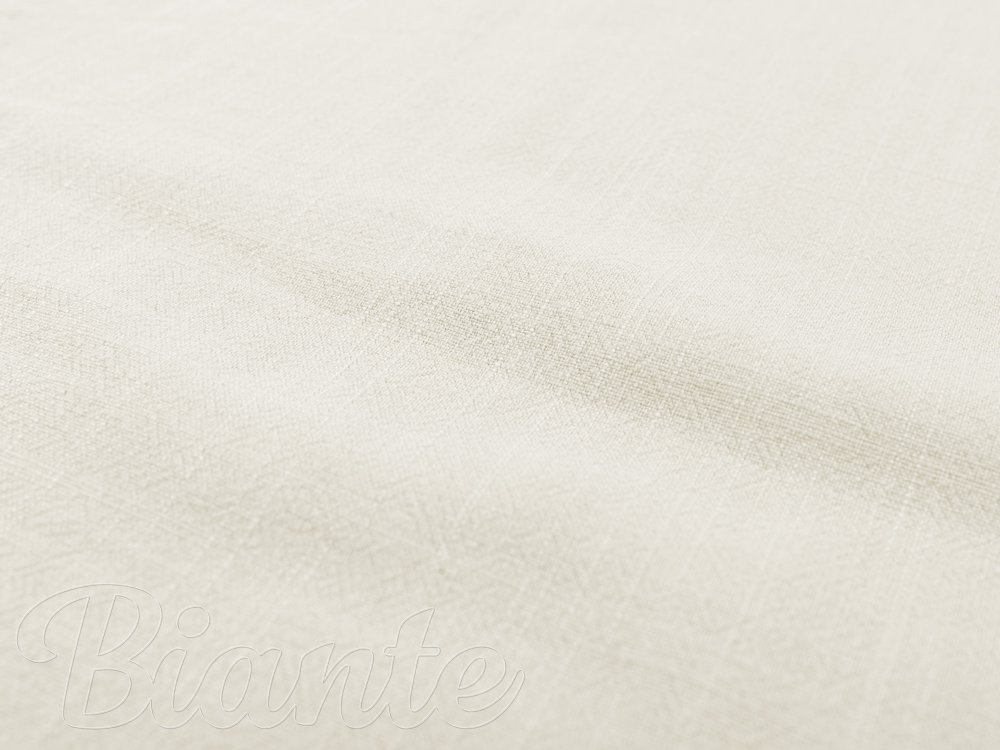 Len praný - LEN-018 Krémově bílý - metráž šířka 140 cm - detail 4 - Biante.cz