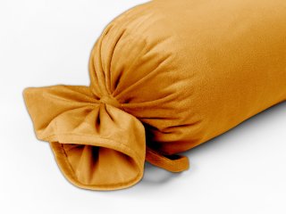 Sametový polštář válec bonbon Velvet Premium SVP-008 Medový - detail 1 - Biante.cz Sametový polštář válec bonbon Velvet Premium SVP-008 Medový - detail 1 - Biante.cz