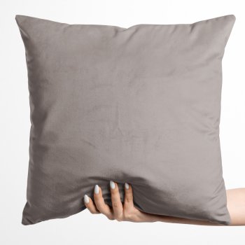 Sametový povlak na polštář Velvet Premium SVP-015 Latte - Biante.cz