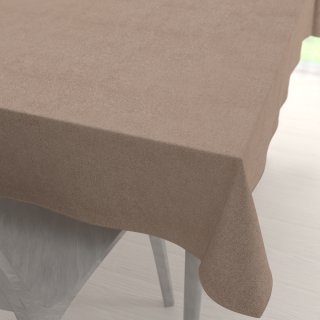 Obdĺžnikový obrus/imitácia brúsenej kože Alcantara ALC-006 Béžový - Biante.sk