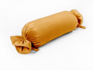 Sametový polštář válec bonbon Velvet Premium SVP-008 Medový - Biante.cz Sametový polštář válec bonbon Velvet Premium SVP-008 Medový - Biante.cz