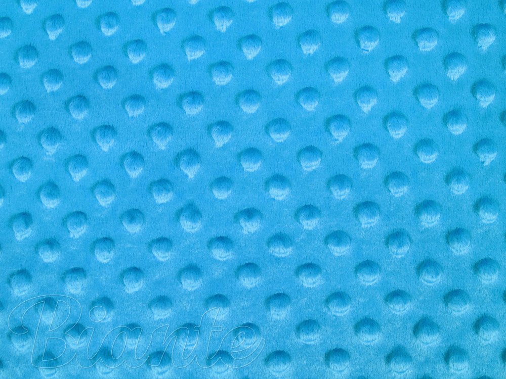 Dětská látka Minky 3D puntíky MKP-034 Modrá - šířka 150 cm - detail 6 - Biante.cz Dětská látka Minky 3D puntíky MKP-034 Modrá - šířka 150 cm - detail 6 - Biante.cz