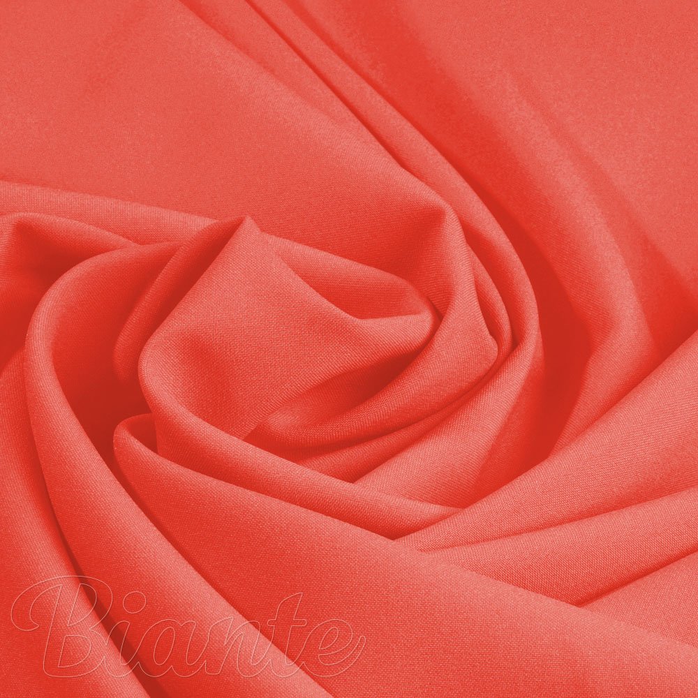 Dekoračná jednofarebná látka Rongo RG-037 Koralová - šírka 150 cm - Biante.sk