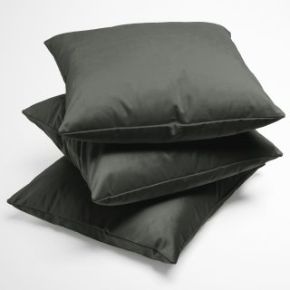 Zamatová obliečka na vankúš Velvet Prémium SVP-021 Tmavo sivozelená - detail 1 - Biante.sk