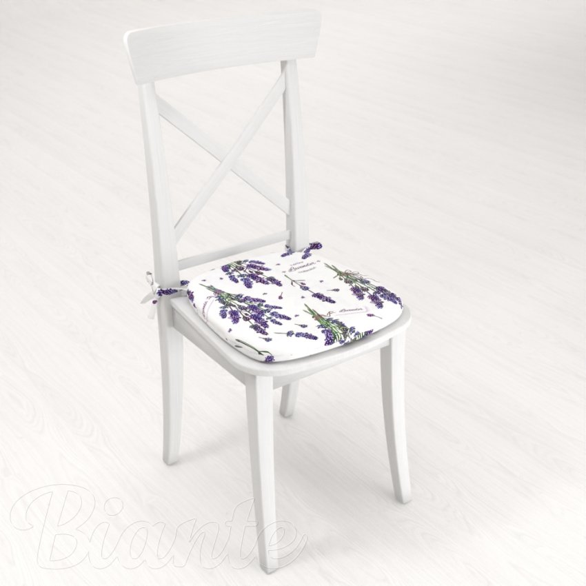 Oblý podsedák PML-084 Lavender - 39x37x3 cm - detail 2 - Biante.sk