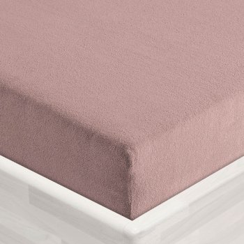 Froté napínací prostěradlo FR-024 Hnědorůžové - Biante.cz Froté napínací prostěradlo FR-024 Hnědorůžové - Biante.cz