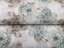 Dekorační látka PML-052 Tyrkysové květy s orientálními kruhy - šířka 150 cm - detail 3 - Biante.cz