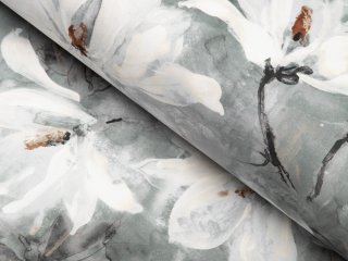 Zamatová látka Tamara TMR-016 Designové kvetiny na sivozelenom - šírka 155 cm - Biante.sk Zamatová látka Tamara TMR-016 Designové kvetiny na sivozelenom - šírka 155 cm - Biante.sk