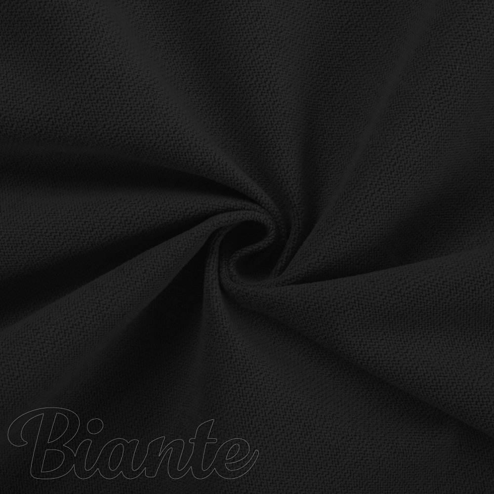 Potahová/dekorační látka Velur VLR-004 Černá - šířka 145 cm - Biante.cz