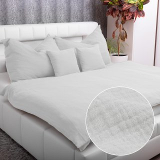 Mušelínové posteľné obliečky Nature MSN-057 Bledo sivé - Biante.sk Mušelínové posteľné obliečky Nature MSN-057 Bledo sivé - Biante.sk