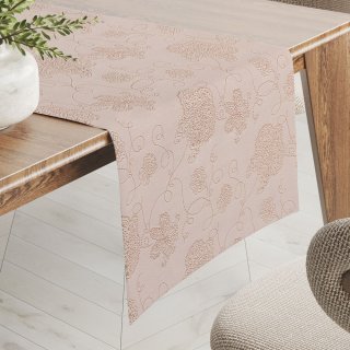 Teflónový behúň na stôl TF-129 Hnedé kvetované ornamenty na sivobéžovom - Biante.sk Teflónový behúň na stôl TF-129 Hnedé kvetované ornamenty na sivobéžovom - Biante.sk