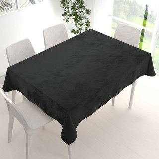 Velký sametový obdélníkový ubrus Velvet Premium SVP-014 Černozelený - detail 1 - Biante.cz