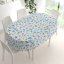 Dětský bavlněný oválný ubrus Sandra SA-535 Mořská zvířátka na světle modrém - detail 1 - Biante.cz
