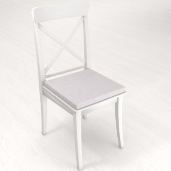 Čtvercový podsedák BKW-206 Světle šedobéžový žíhaný - 38x38x3 cm - detail 1 - Biante.cz Čtvercový podsedák BKW-206 Světle šedobéžový žíhaný - 38x38x3 cm - detail 1 - Biante.cz