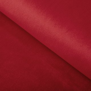 Sametová látka Velvet Premium SVP-038 Sytě červená - šířka 145 cm a 280 cm - Biante.cz