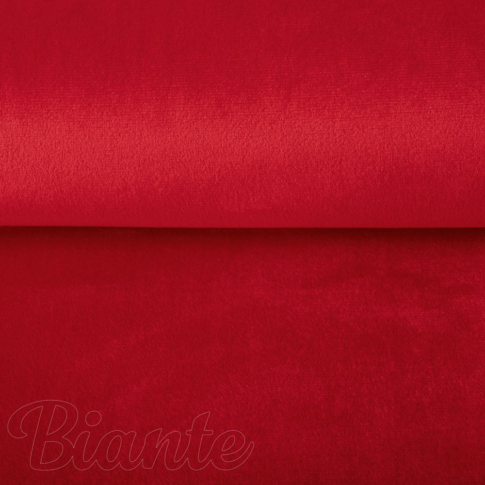 Zamatová látka Velvet Prémium SVP-051 Sýto červená - šírka 280 cm - detail 2 - Biante.sk