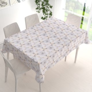 Dekorační obdélníkový ubrus PML-031 Designové geometrické obrazce na bílém - detail 1 - Biante.cz Dekorační obdélníkový ubrus PML-031 Designové geometrické obrazce na bílém - detail 1 - Biante.cz