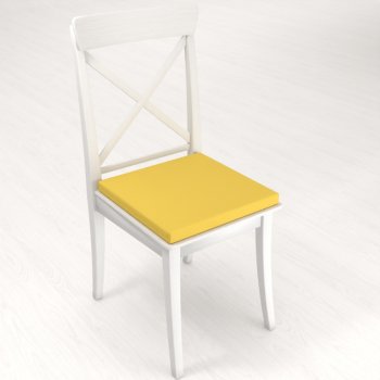 Čtvercový podsedák Rongo RG-090 Světle žlutý - 38x38x3 cm - detail 1 - Biante.cz Čtvercový podsedák Rongo RG-090 Světle žlutý - 38x38x3 cm - detail 1 - Biante.cz