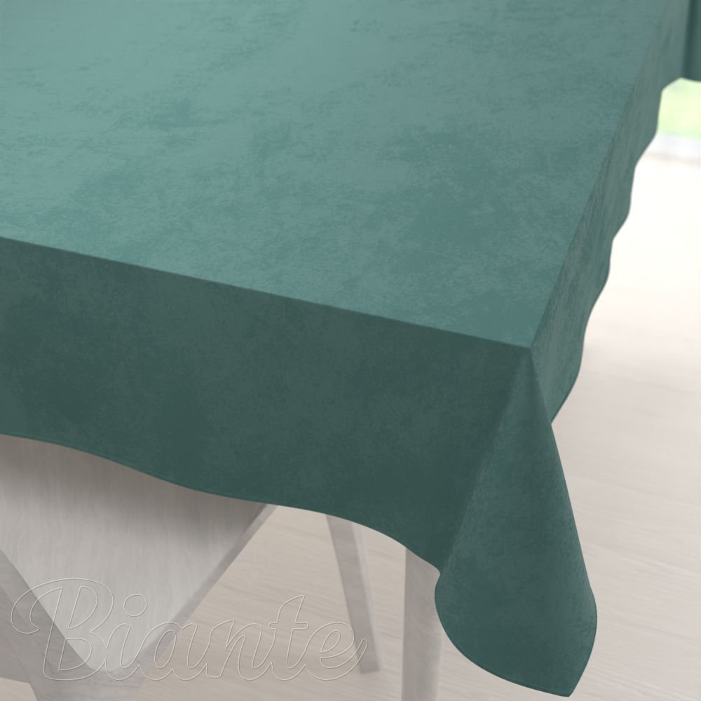 Zamatový obdĺžnikový obrus Velvet Premium SVP-022 Ľadovo zelený - Biante.sk