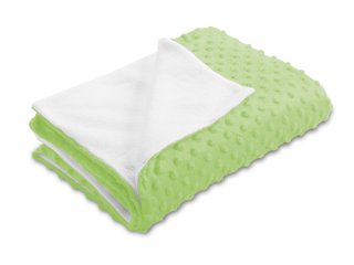 Detská obojstranná deka Minky bodky/Polar MKP-005 Pastelová svetlo zelená - Biante.sk Detská obojstranná deka Minky bodky/Polar MKP-005 Pastelová svetlo zelená - Biante.sk