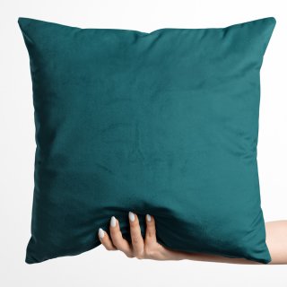 Zamatová obliečka na vankúš Velvet Prémium SVP-025 Petrolejová - Biante.sk