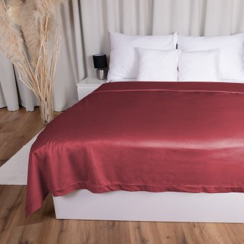 Zamatový prehoz na posteľ Velvet Prémium SVP-050 Vínovo červený - Biante.sk Zamatový prehoz na posteľ Velvet Prémium SVP-050 Vínovo červený - Biante.sk