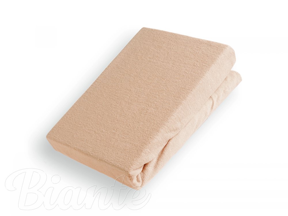 Froté napínací prostěradlo na extra vysokou matraci FR-033 Béžové - detail 2 - Biante.cz Froté napínací prostěradlo na extra vysokou matraci FR-033 Béžové - detail 2 - Biante.cz