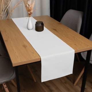 Dekorační běhoun na stůl BKU-112 Kouřově bílý - detail 1 - Biante.cz