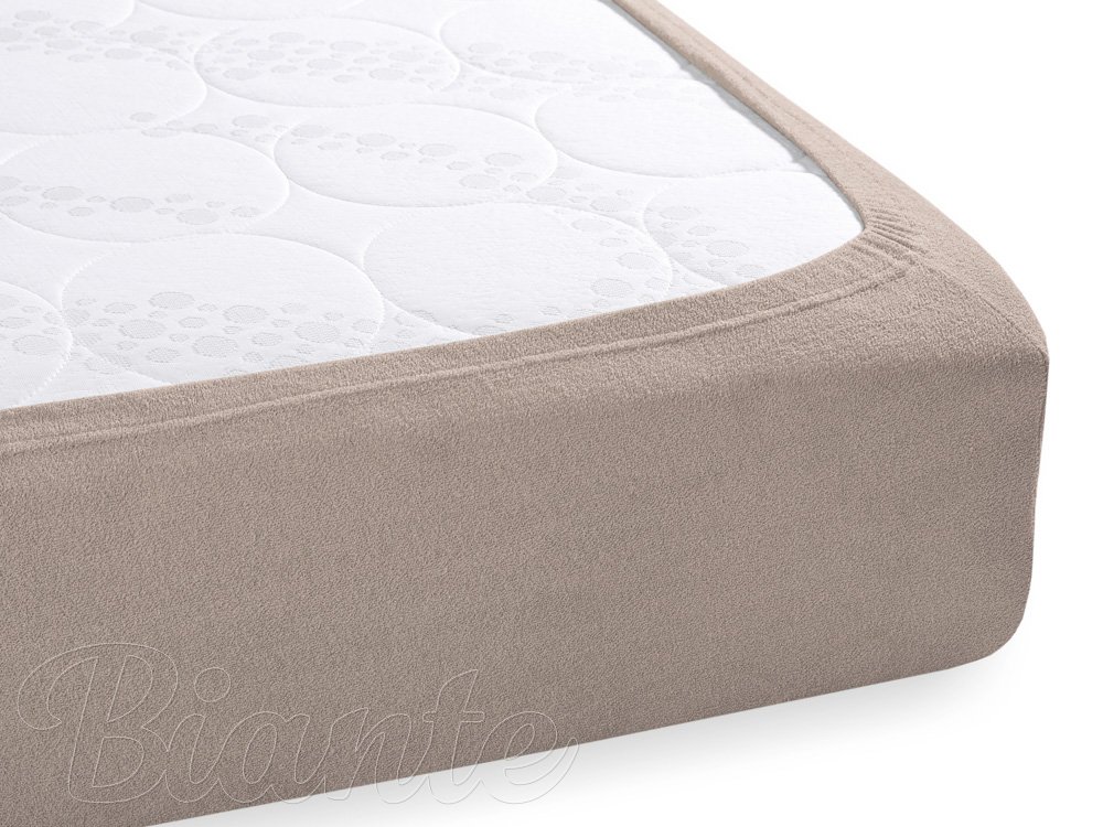 Froté napínací prostěradlo FR-027 Šedohnědé - detail 1 - Biante.cz