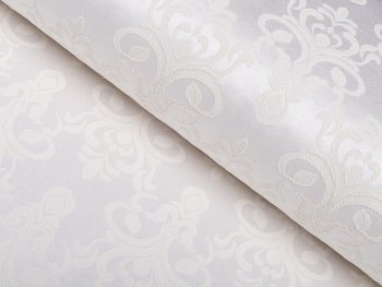 Dekorační látka PM-076 Zámecký vzor na smetanovém - šířka 140 cm - Biante.cz