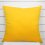 Saténový povlak na polštář LUX-014 Kanárkově žlutý - Biante.cz
