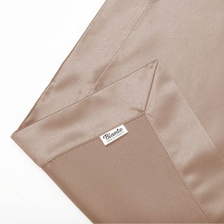 Saténový přehoz/běhoun na postel Satén LUX-064 Béžovohnědý - detail 1 - Biante.cz Saténový přehoz/běhoun na postel Satén LUX-064 Béžovohnědý - detail 1 - Biante.cz