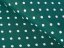 Dekorační látka Leona LN-024 Bílé puntíky na petrolejovém - šířka 140 cm - detail 1 - Biante.cz