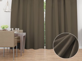 Sametový závěs na míru SV-031 Hnědá khaki - Biante.cz Sametový závěs na míru SV-031 Hnědá khaki - Biante.cz