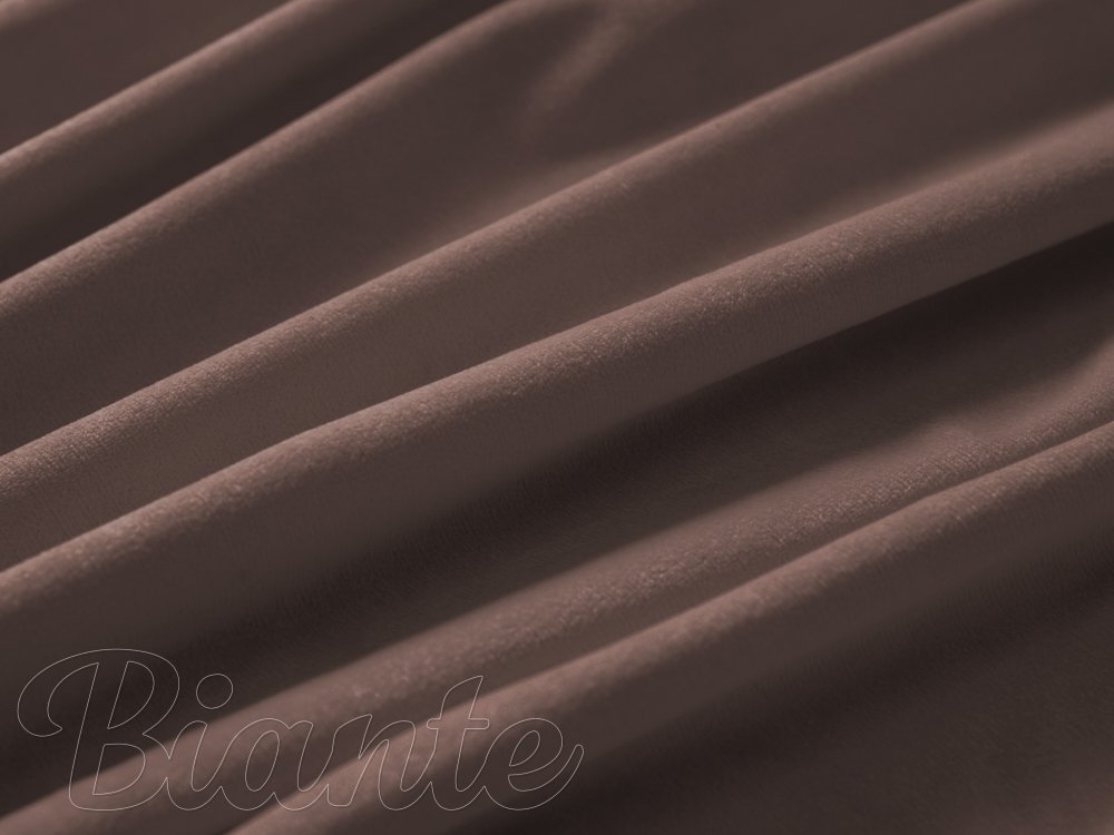 Dekorační látka Samet Velvet SV-008 Světle hnědá - šířka 150 cm - detail 4 - Biante.cz Dekorační látka Samet Velvet SV-008 Světle hnědá - šířka 150 cm - detail 4 - Biante.cz