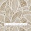 Dekorační látka Leona LN-168 Bílé listy na světle hnědém - šířka 140 cm a 280 cm - detail 4 - Biante.cz