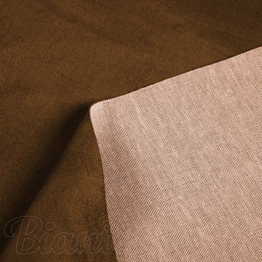 Potahová látka/imitace broušené kůže Alcantara ALC-017 Hnědá rezavá - šířka 145 cm - detail 5 - Biante.cz