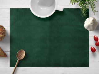 Sametové prostírání na stůl Velvet Premium SVP-012 Zelené - Biante.cz Sametové prostírání na stůl Velvet Premium SVP-012 Zelené - Biante.cz