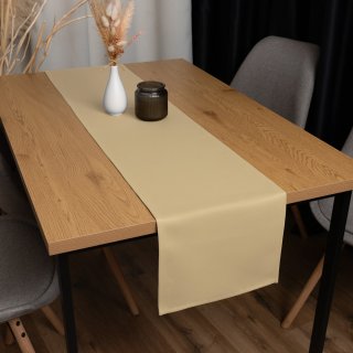 Dekorační běhoun na stůl BKU-107 Pískově béžový - detail 1 - Biante.cz