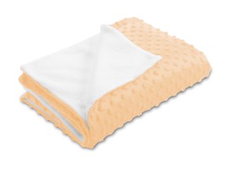 Detská obojstranná deka Minky bodky/Polar MKP-006 Svetlo marhuľová - Biante.sk Detská obojstranná deka Minky bodky/Polar MKP-006 Svetlo marhuľová - Biante.sk