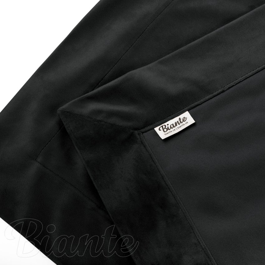 Sametový přehoz/běhoun na postel Velvet Premium SVP-014 Černozelený - detail 1 - Biante.cz