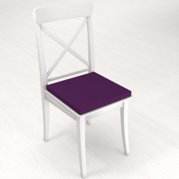 Štvorcový podsedák Rongo RG-064 Tmavo fialový - 38x38x3 cm - detail 1 - Biante.sk Štvorcový podsedák Rongo RG-064 Tmavo fialový - 38x38x3 cm - detail 1 - Biante.sk