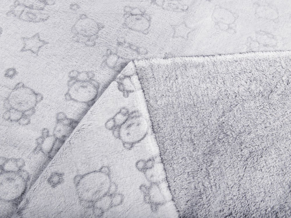 Dětská mikroplyšová deka MIP-026 Světle šedí medvídci - detail 4 - Biante.cz Dětská mikroplyšová deka MIP-026 Světle šedí medvídci - detail 4 - Biante.cz