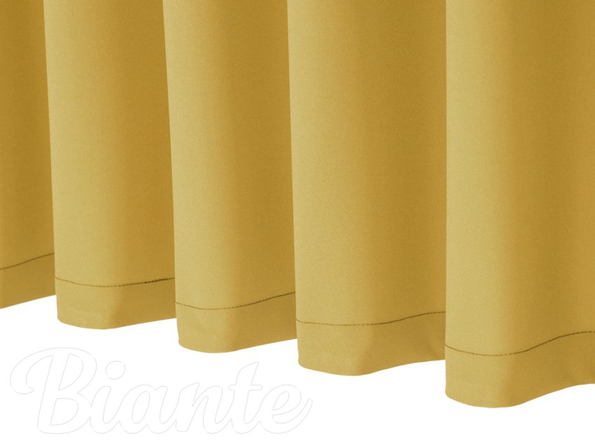 Dekorační závěs Rongo RG-098 Hořčicový - detail 1 - Biante.cz
