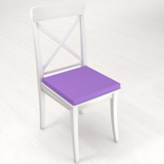 Štvorcový podsedák Rongo RG-038 Svetlo fialový - 38x38x3 cm - detail 1 - Biante.sk